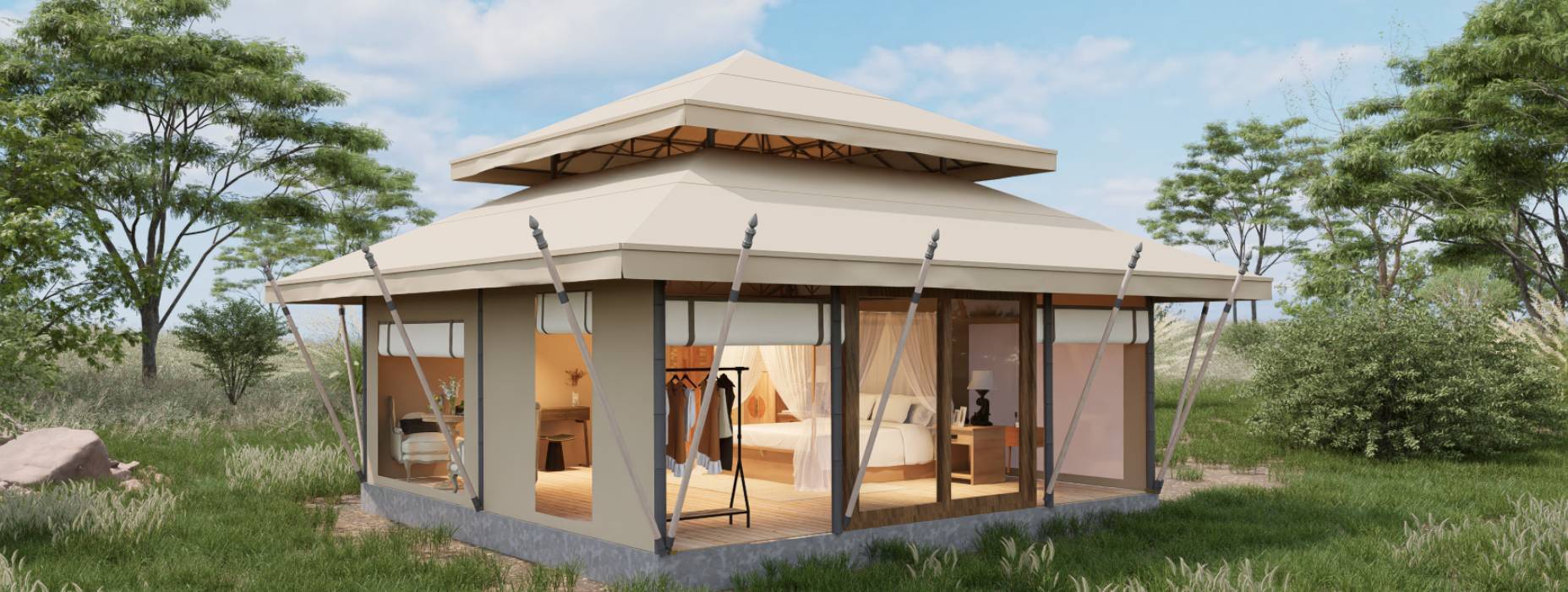 沭阳县户外野奢帐篷